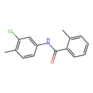 3'-Chloro-2,4'-dimethylbenzanilide structure