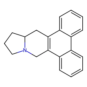 9,11,12,13,13a,14-Hexahydrophenanthro[9,10-f]indolizine structure
