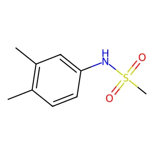 N-(3,4-dimethylphenyl)methanesulfonamide structure