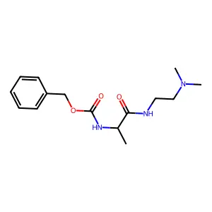 Benzyl (1-{[2-(dimethylamino)ethyl]amino}-1-oxopropan-2-yl)carbamate structure