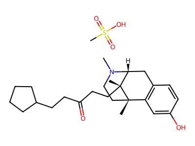 Quadazocine mesylate structure
