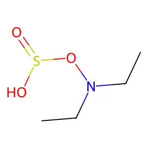 Diethylamine hydrogen sulfite structure