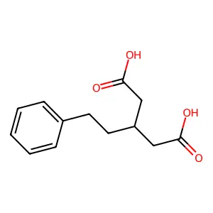 3-phenethylpentanedioic Acid structure