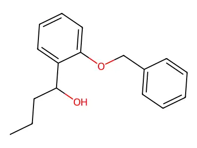 1-(2-(Benzyloxy)phenyl)-1-butanol structure