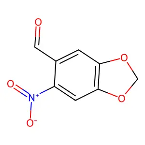 6-硝基-1,3-苯并二氧戊环-5-甲醛 structure