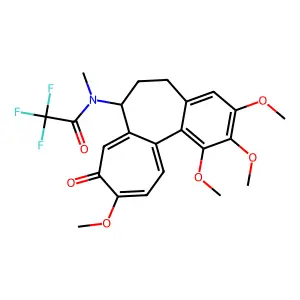 Colchicine, N-methyl-17,17,17-trifluoro- structure