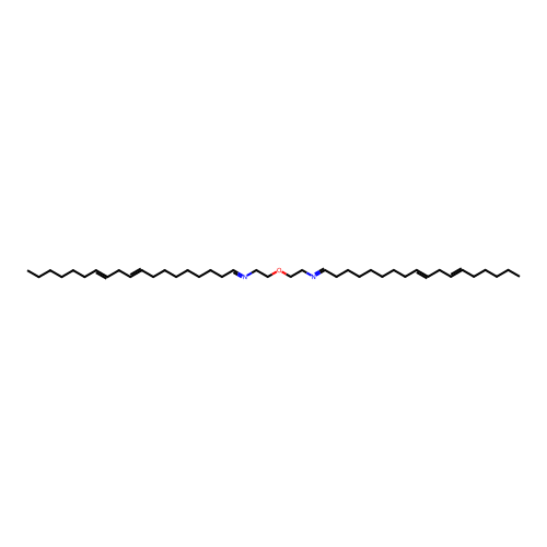 cis-9, cis-12-Octadecadienamine-N,N-diethanol structure