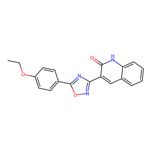 3-(5-(4-Ethoxyphenyl)-1,2,4-oxadiazol-3-yl)quinolin-2-ol structure