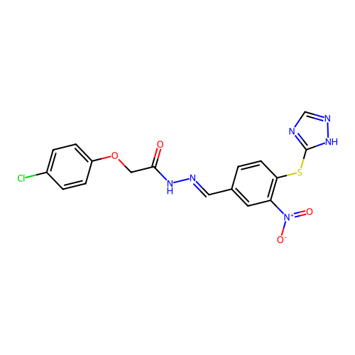 C17H13ClN6O4S structure