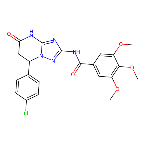 C21H20ClN5O5 structure