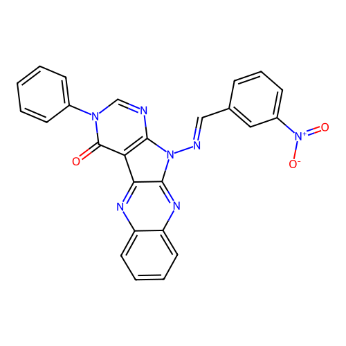 C25H15N7O3 structure