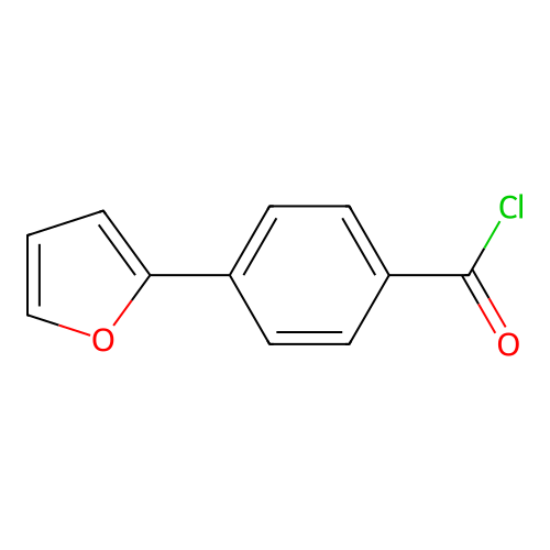 4-(2-Furyl)benzoyl chloride structure
