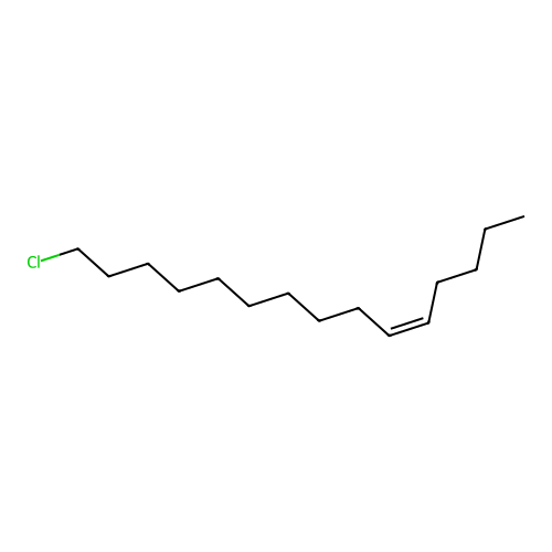 5-Pentadecene, 15-chloro-, (5Z)- structure