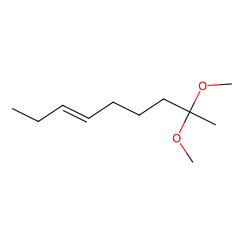 3-Nonene, 8,8-dimethoxy-, (3E)- structure