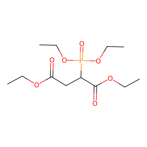 Diethyl 2-diethoxyphosphorylbutanedioate structure