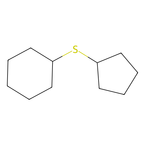 Sulfide, cyclohexyl cyclopentyl structure