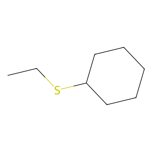 (Ethylsulfanyl)cyclohexane structure
