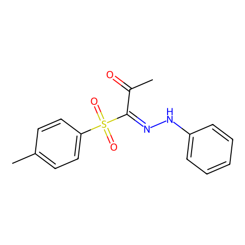 1-(4-Methylphenyl)sulfonyl-1-(phenylhydrazinylidene)propan-2-one structure