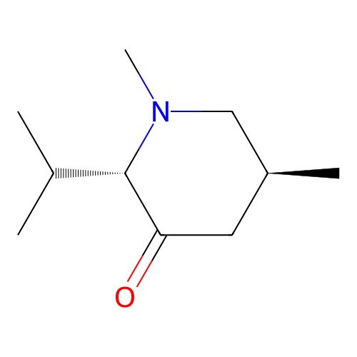 trans-1,5-Dimethyl-2-isopropyl-3-piperidone structure
