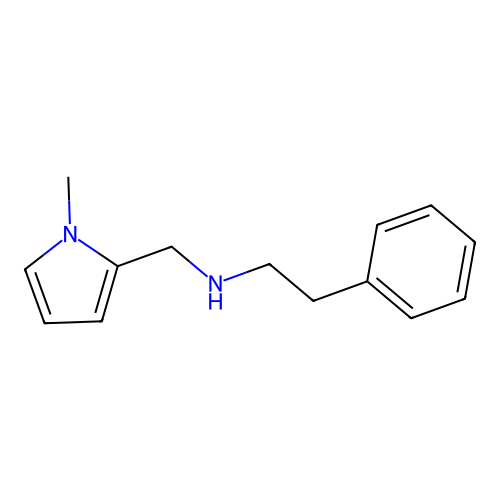 (1-Methyl-1H-pyrrol-2-ylmethyl)-phenethyl-amine structure