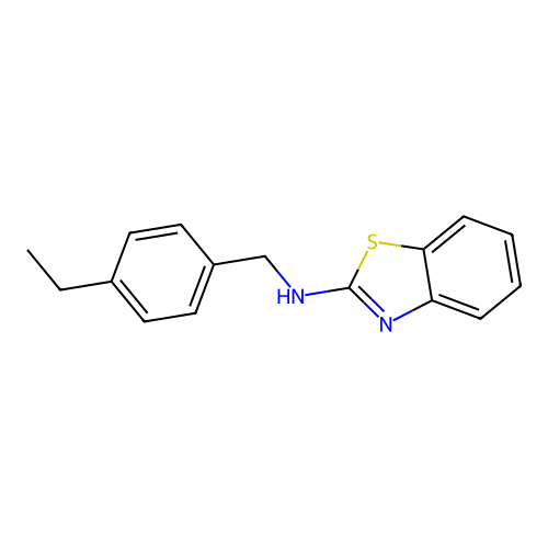 N-[(4-乙基苯基)甲基]-1,3-苯并噻唑-2-胺 structure