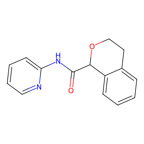 isochromanyl-N-(2-pyridyl)carboxamide structure