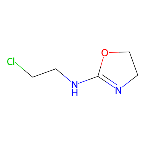 N-(2-氯乙基)-4,5-二氢-1,3-恶唑-2-胺 structure