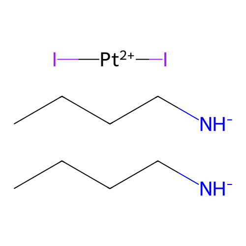 Butylazanide;diiodoplatinum(2+) structure