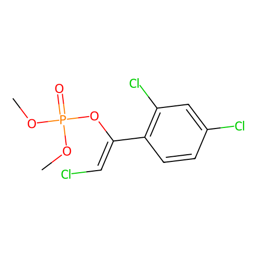 Dimethylvinphos, (Z)- structure