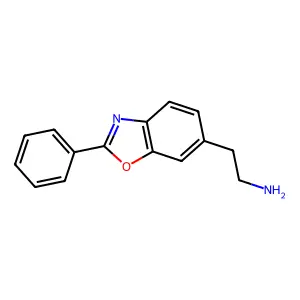 2-(2-苯基苯并[d]噁唑-6-基)乙胺 structure