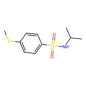 4-methylsulfanyl-N-propan-2-ylbenzenesulfonamide structure