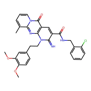 C30H28ClN5O4 structure