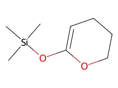 3,4-Dihydro-6-(trimethylsilyloxy)-2H-pyran structure