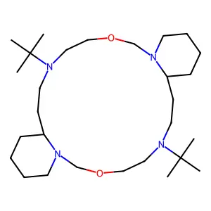 6,19-Ditert-butyl-3,16-dioxa-1,6,14,19-tetrazatricyclo[20.4.0.09,14]hexacosane structure