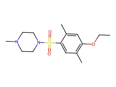 1-(4-Ethoxy-2,5-dimethylphenyl)sulfonyl-4-methylpiperazine structure