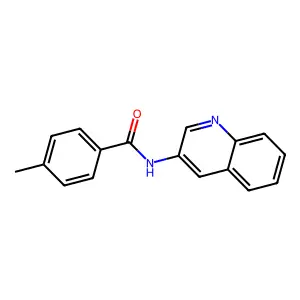 4-methyl-N-(quinolin-3-yl)benzamide structure
