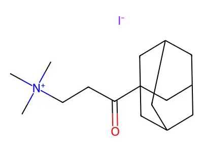 [3-(1-Adamantyl)-3-oxopropyl](trimethyl)ammonium iodide structure