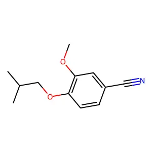 4-Isobutoxy-3-methoxybenzonitrile structure