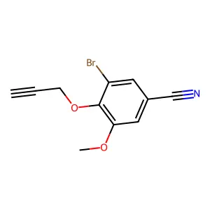 3-Bromo-5-methoxy-4-prop-2-ynoxybenzonitrile structure