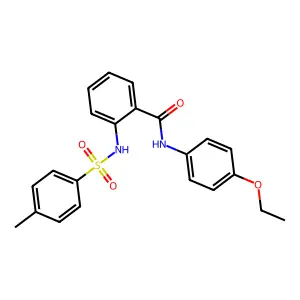 N-(4-ethoxyphenyl)-2-[(4-methylphenyl)sulfonylamino]benzamide structure