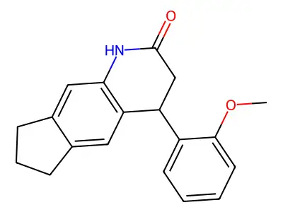4-(2-Methoxyphenyl)-1,3,4,6,7,8-hexahydrocyclopenta[g]quinolin-2-one structure
