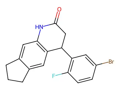 4-(5-Bromo-2-fluorophenyl)-1,3,4,6,7,8-hexahydrocyclopenta[g]quinolin-2-one structure