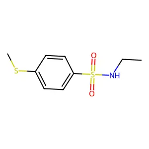 N-乙基-4-(甲硫基)苯磺酰胺 structure