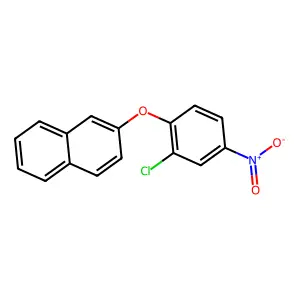 2-(2-Chloro-4-nitrophenoxy)naphthalene structure