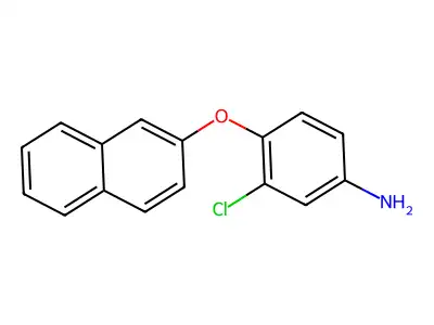 3-Chloro-4-(2-naphthyloxy)aniline structure