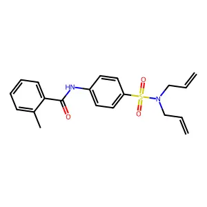 N-{4-[(diallylamino)sulfonyl]phenyl}-2-methylbenzamide structure