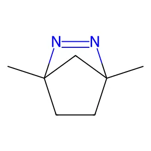 1,4-Dimethyl-2,3-diazabicyclo[2.2.1]hept-2-ene structure