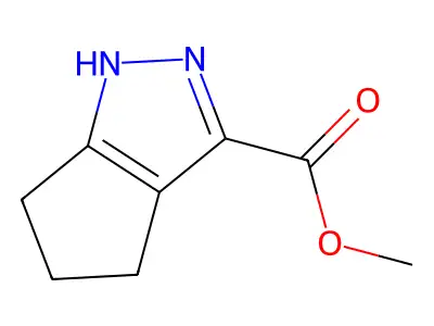 Methyl 1,4,5,6-tetrahydrocyclopenta(c)pyrazole-3-carboxylate structure