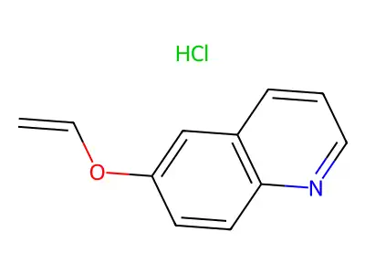 Quinoline, 6-(vinyloxy)-, hydrochloride structure