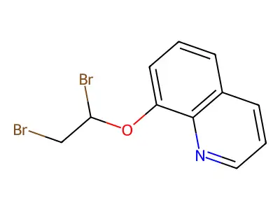 8-(1,2-Dibromoethoxy)quinoline structure